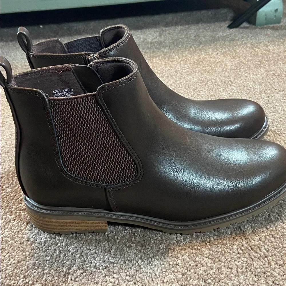 Sonoma Goods For Life Brantlee Women's Chelsea Ankle Boot Brown Size 6.5